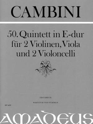 Cambini, G G: String Quintet No. 50 in E Major