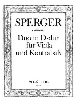 Sperger, J M: Duo D major