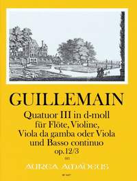 Guillemain, L: Quatuor III op. 12/3