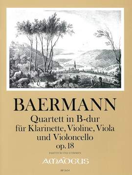 Baermann, H J: Quartett B flat major op. 18