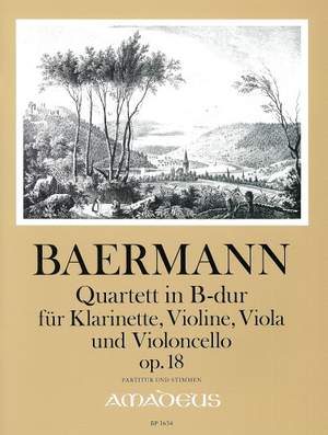 Baermann, H J: Quartett B flat major op. 18