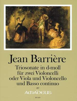 Barrière, J: Triosonate D minor