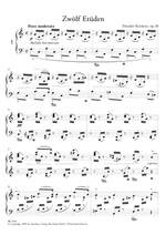 Kirchner,&#x20;T&#x3A;&#x20;12&#x20;Etudes&#x20;op.&#x20;38 Product Image