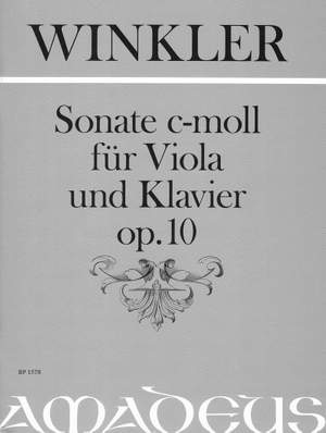 Winkler, A: Sonate c-moll C minor op. 10