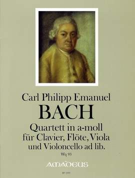 Bach, C P E: Quartet in A minor Wq 93