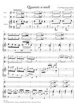 Bach, C P E: Quartet in A minor Wq 93 Product Image