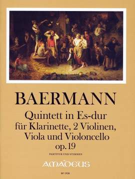 Baermann, H J: Quintett Es-Dur E flat major op. 19