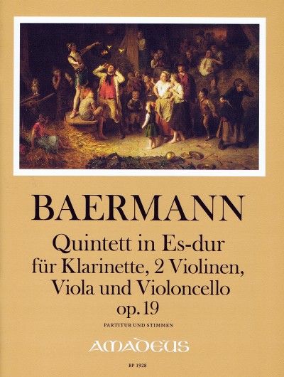 Baermann, H J: Quintet E flat E flat major op. 19