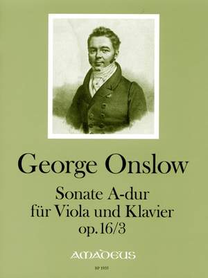Onslow, G: Sonate in A major op. 16/3