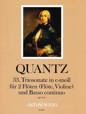 Quantz, J J: Trio Sonata No. 33 in C minor QV2:3