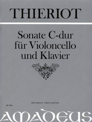 Thieriot, F: Sonata in C