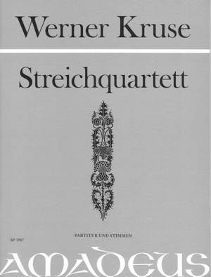Kruse, W: String Quartet in G