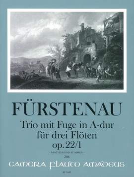 Fuerstenau, A B: Trio mit Fuge A major op. 22/1