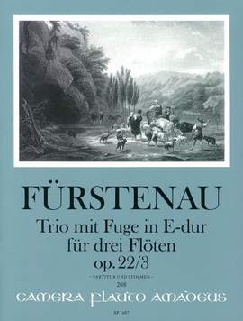 Fuerstenau, A B: Trio mit Fuge E major op. 22/3