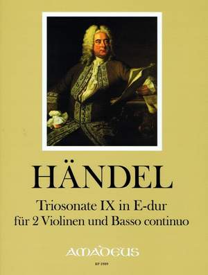 Handel, G F: Sonata a Tre IX in E Major