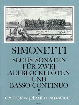 Simonetti, G P: 6 Sonaten Op. 2 Vol. 2