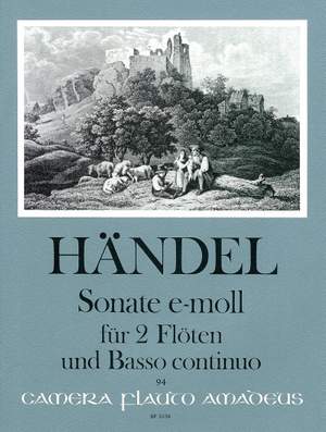 Handel, G F: Sonate E minor