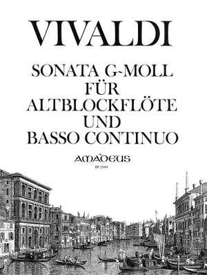 Vivaldi, A: Sonata G minor RV 50