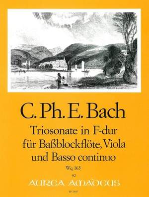 Bach, C P E: Trio Sonata in F major