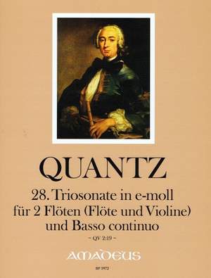 Quantz, J J: Trio Sonata no. 28 in E minor QV 2:19