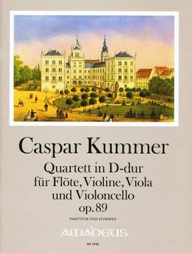Kummer, K: Quartet in D major D major op. 89
