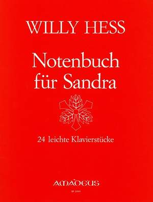 Hess, W: Notenbuch for Sandra Op. 109