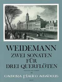 Weidemann, C F: 2 Sonaten op. 3/3&6
