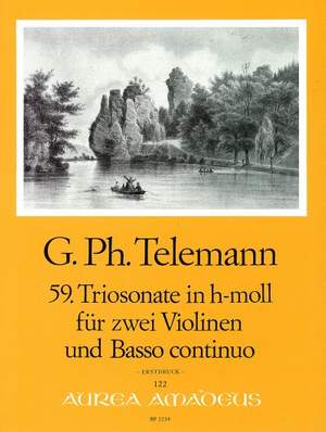Telemann: 59th Trio sonata B minor TWV 42:h7