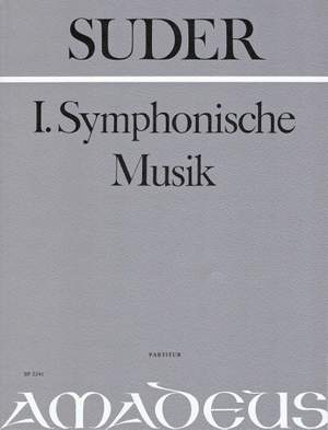 Suder, J: I. Symphonic Music