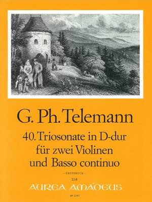Telemann: 40th Trio sonata D major TWV 42:D12