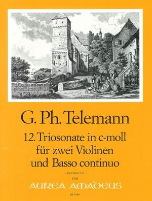 Telemann: 12th Trio sonata C minor TWV 42:c8