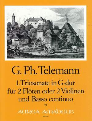 Telemann: 1. Trio sonata G major TWV 42:G3