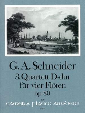 Schneider, G A: Quartetto III D major op. 80