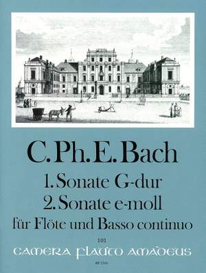 Bach, C P E: Sonatas No. 1 G major & No. 2 E minor Wq 123/124