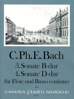 Bach, C P E: Sonatas No. 3 Bb major & No. 4 D major Wq 125/126