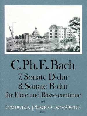 Bach, C P E: Sonatas No. 7 D major & No. 8 Bb major Wq 129/130