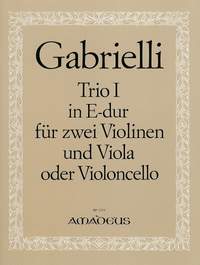 Gabrielli, L: Trio No. 1 E major