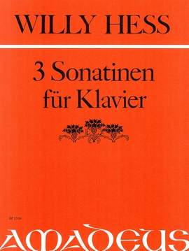 Hess, W: 3 Sonatinas op. 114