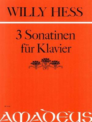 Hess, W: 3 Sonatinas op. 114