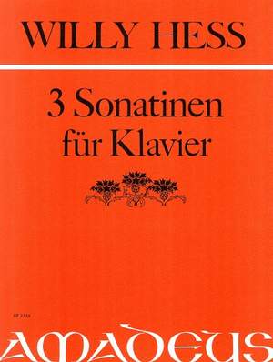 Hess, W: 3 Sonatinen op. 114