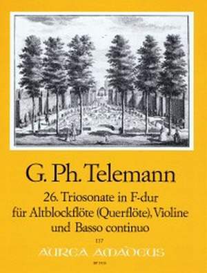 Telemann: 26th Trio sonata F major TWV 42:F6