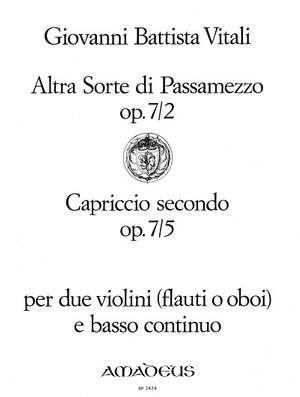 Vitali, G B: Altra Sorte op. 7/2, Capriccio secondo op. 7/5