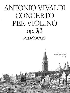 Vivaldi, A: Concerto G major op. 3/3 RV 310, PV 96