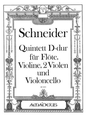 Schneider, G A: Quintett D-Dur D major op. 49