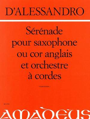 d'Alessandro, R: Sérénade op. 12
