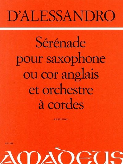 d'Alessandro, R: Sérénade op. 12