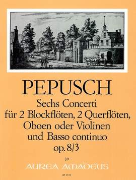 Pepusch, J C: Concerto B-Dur B flat major op. 8/III
