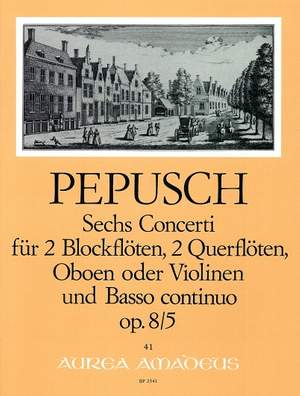 Pepusch, J C: Concerto C-Dur C major op. 8/V
