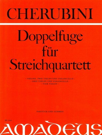 Cherubini, L: Double Fugue for string quartet