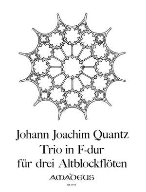 Quantz, J J: Trio F major QV3:3.1